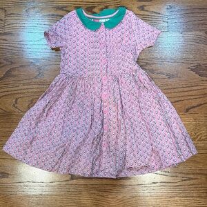 Mini Biden Shirt Dress with Peter Pan Collar